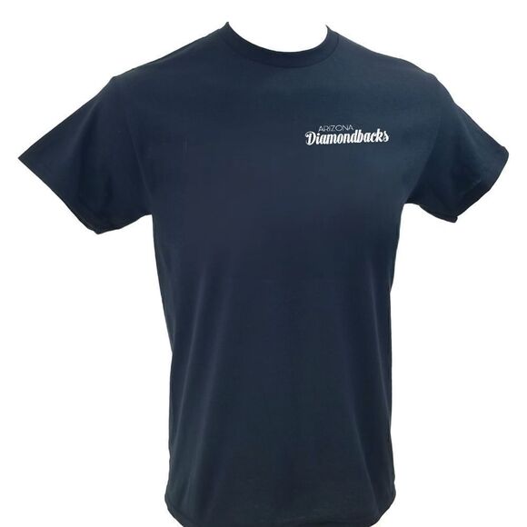 ARIZON DIAMONDBACKS Double Script Retro Logo MLB Vintage Style T-shirt - Picture 2 of 6